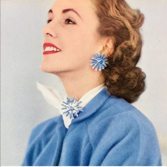 ! 1 Page/2 Sides frm VTG 1951 Photography Book, Model in Blue, Landscaping Scene - Picture 4 of 5